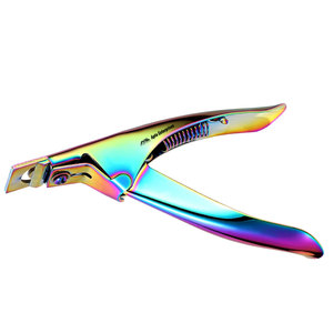 Cortaúñas acrílico profesional de Color camaleón con imanes cortador de punta de uñas con medición de longitud herramienta de manicura de uñas - Product Image 2