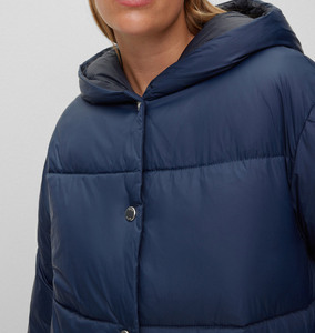 Veste matelassée imperméable pour femme, doublure en coton, broderie, longue, haute qualité, 100% polyester, hiver, chaude, respirante, camouflage - Product Image 4