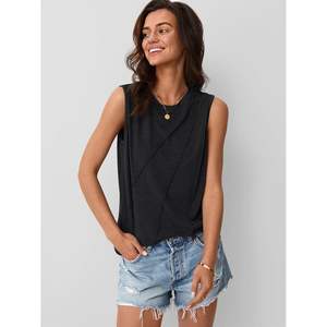 2025 2025, camisetas sin mangas de verano para mujer, camisetas transpirables sin mangas, ropa elegante informal de negocios, trajes de moda a la moda - Product Image 2