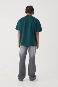 เสื้อยืดคอตตอนเจอร์ซีย์เนื้อนุ่มพรีเมียม ทรงโอเวอร์ไซส์ คอกลม พิมพ์ลายดิจิทัล ออกแบบลายกราฟิกได้ตามต้องการ ทรงหลวมใส่สบาย เสื้อยืดผู้ชาย - Product Image 3