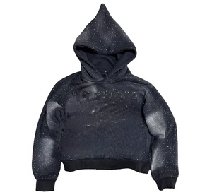 Sweat-shirt à capuche unisexe de haute qualité en coton personnalisé avec impression ou broderie de logo personnalisé, fermeture éclair - Product Image 1