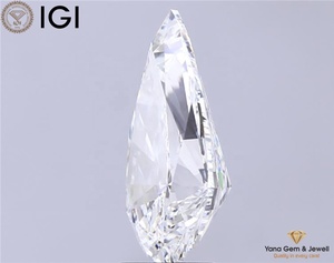 Magnifique diamant de laboratoire CVD de 5,00 CT, taille poire, couleur F, clarté VVS2, certifié IGI, luxe sur mesure pour créations de bijoux - Product Image 3