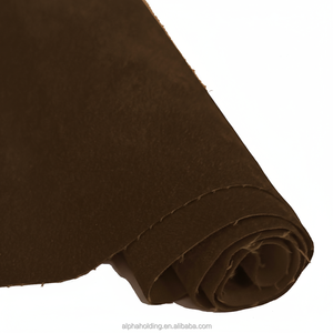 Tela de flocado Pigpell con reverso de rayón tejido de 54" x 70Y para embalaje de joyería PP78-439 Marrón - Product Image 1