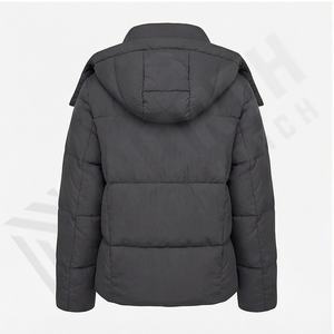 2025 nueva chaqueta acolchada de invierno transpirable para mujer, ropa acolchada de algodón con capucha cálida, chaquetas de invierno delgadas, abrigos para mujer, plumón de pato - Product Image 3