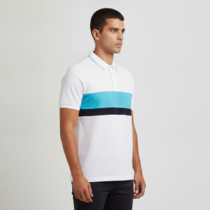 Chemise décontractée pour homme, coupe ample, manches courtes, logo brodé, style hip-hop, personnalisable, 100 % coton tricoté respirant - Product Image 3