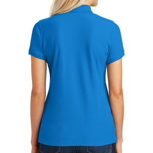 Polo de Mujer Verde Menta, Manga Corta, Color Sólido, Informal, Tejido de Poliéster Transpirable, Largo Regular, ODM OEM - Product Image 5