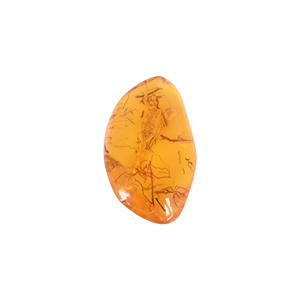 Pierre précieuse synthétique Ishu Gems de qualité AA, ambre de laboratoire, forme irrégulière 63x37mm, 108.15g, traitements naturels personnalisables, pour femme - Product Image 5