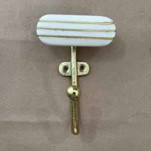 Colgador de Pared de Mármol Natural Hecho a Mano, Ecológico, Estilo Art Deco, Accesorio de Pared de Piedra Premium para Hogar y Hotel - Product Image 4