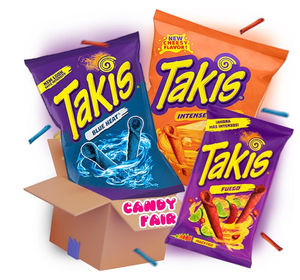 Croustilles de tortilla enroulées Takis Blue Heat Spicy dans des cartons standard d'exportation pour les importateurs mondiaux de snacks et les acheteurs en gros - Product Image 2