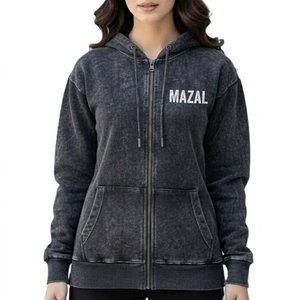 Ventes en gros de sweats à capuche pour femmes avec fermeture éclair bidirectionnelle, personnalisation de la marque, marque de mode, étiquette privée, livraison rapide - Product Image 2