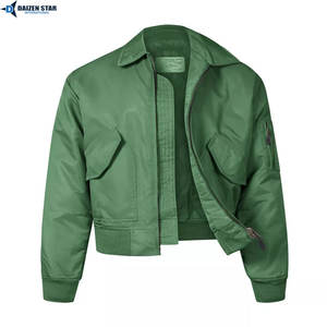Premium Quality Canvas Light <b>Weight</b> Unisex Bomber Jacket Streetwear OEM Service <b>Stand</b> Collar Plain Dyed Professional Made Solid - Product Image 2