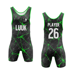 Traje de Una Pieza Personalizado para Artes Marciales Mixtas, Sublimado, Ajustado, de Secado Rápido, Unisex, para Adultos, Ropa de MMA, Singlet de Lucha Libre Americana - Product Image 4