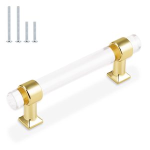 High Quality Acrylic Brass Door Handle For Luxury Acrylic Home Furniture Handle Cabinet Handles <b>Drawer</b> <b>Pulls</b> Handmade Handicraft - Product Image 3