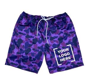 <b>Men</b> <b>Basketball</b> <b>Shorts</b> High Waist Drawstring Closure Eco-Friendly Lightweight Breathable Sports Wear Side Stripe for Training - Product Image 6