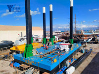 Pont flottant modulaire fabriqué en Chine par Yongli pour excavatrice, pelle rétrocaveuse et drague (modèle 2026)