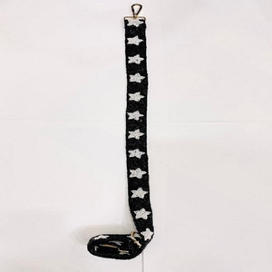 Correas de Bolso de Mujer de Paja de Arroz Hechas a Mano con Cuentas de Semillas, Bordadas y Esmaltadas, de Diseño Exclusivo Indio, para Mardi Gras - Product Image 5