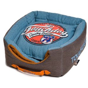 Cuccia per Cani 2-in-1 Convertibile e Reversibile con Stampa Vintage, Pieghevole, per il Tuo Amico Peloso - Product Image 1
