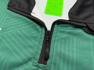 Ensemble de survêtement 2 pièces pour homme avec fermeture éclair sur le devant, col montant, tenue d'entraînement, logo personnalisé, vêtements de sport de football, tenue de course à pied, OEM ODM - Product Image 3