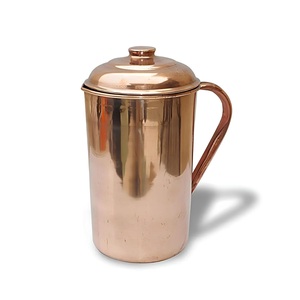 Jarra de agua de cobre para uso diario que apoya la función cerebral y la claridad mental, para exportación mundial desde India. - Product Image 3
