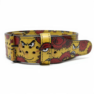 Ceinture de musculation en cuir robuste avec soutien dorsal, style Anime - Product Image 2