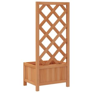 Jardinière en bois de sapin massif marron 15,7 x 11,8 x 35,4 po – Pots et jardinières - Product Image 6