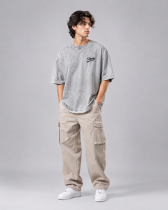 2026 Force 2 Win Wholesales Price Casual Street <b>Collar</b> Oversized Men's Acidwash Plus Size XL Neck Blank 100% Cotton <b>T</b>-<b>Shirt</b> - Product Image 4