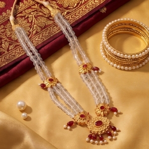 Parure de bijoux en perles bleues célestes, style vintage, plaqué or, pour mariée, ornée de diamants, or rose, élégante, cadeau de mariage - Product Image 5