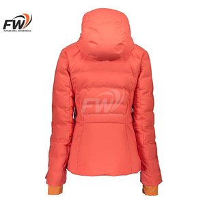 Chaqueta corta de diseñador para mujer, de alta calidad, impermeable, con cuello alto, tipo plumón, para invierno, estilo nórdico. - Product Image 2