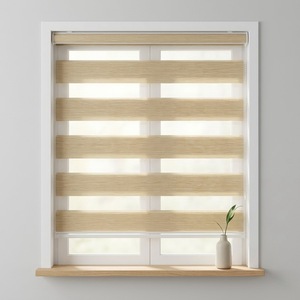 Built-In Manual Control Zebra <b>Shades</b> <b>Window</b> Blinds for Home & Commercial Use - Product Image 1