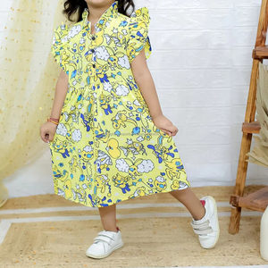 ชุดเสื้อผ้าเด็กผู้หญิงผ้าฝ้ายแขนสั้นลำลองเสื้อลาย100% สำหรับเด็กอายุ1-12ปีสไตล์คอลเลกชันล่าสุด - Product Image 1