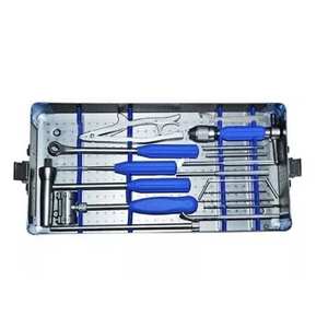 Kit d'instruments chirurgicaux orthopédiques réutilisables en titane élastique pour fractures osseuses, pour la chirurgie traumatique et l'utilisation vétérinaire, écologique - Product Image 4