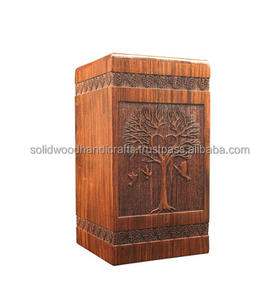 Urne en bois pour cendres humaines, urnes funéraires pour hommes et femmes, urnes de haute qualité - Product Image 4