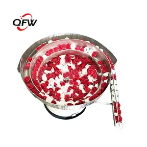 QFW Automatic Feeder Bottle Cap Hardware Electronic Screw Vibrating Bowl Feeder Vibrating Disc