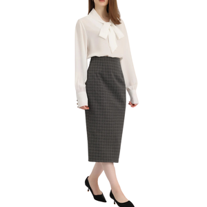 Mini-jupe patineuse pour femme en faux daim doux, évasée, longueur genou, décontractée, taille haute, grandes tailles, fournisseur en gros - Product Image 3