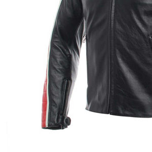 Chaqueta de Motocicleta de Cuero Vacuno Genuino para Hombre, Resistente al Viento, Diseño Moderno y de Última Tendencia - Product Image 6