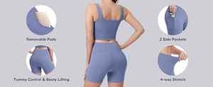 New Arrivals 2-Piece <b>Yoga</b> <b>Sets</b> for Women-High Waist Breathable Spandex/Polyester Workout Clothing 2026 New Designs - Product Image 5