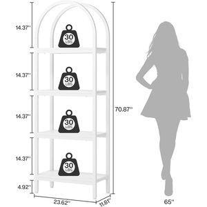 Libreria Pratica con Scaffali per Organizzare il Tuo Angolo di Lettura - Product Image 5