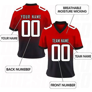 เสื้อฟุตบอลแบบกำหนดเองสำหรับผู้ชายและผู้หญิง เสื้อกีฬาแบบสั่งทำพร้อมชื่อและหมายเลขส่วนตัว พิมพ์เสื้อทีมของคุณเอง - Product Image 5