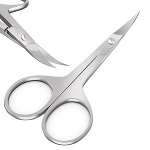 Ciseaux à sourcils professionnels incurvés, petits et tranchants, nouvelle arrivée, durables, pour l'élimination des peaux mortes et les soins des ongles. Meilleure vente. - Product Image 1