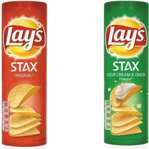 Chips de patata Lay's Stax Sour Cream Onion: el snack siempre es aromático, las patatas están finas y crujientes. - Product Image 2