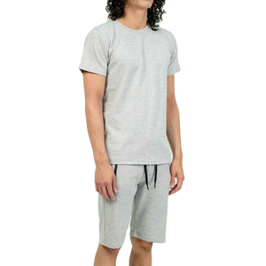 Ensemble 2 pièces personnalisé pour homme, été, respirant, t-shirt à manches courtes et short, survêtement streetwear, ensemble coordonné de sportswear OEM - Product Image 1