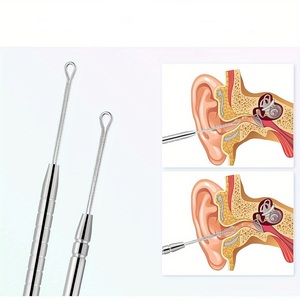 Best Quality Reusable Ear Wax <b>Removal</b> Kit 6 Pcs Sets Stainless Steel Best Quality Ear Pick Ear Wax Cleaning <b>Tool</b> - Product Image 3