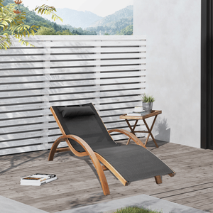 Sdraio Moderna da Esterno in Metallo per Patio, Cortili, Hotel e Parchi - Product Image 1