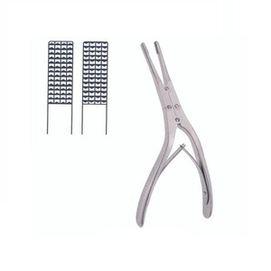 Morselizador Septal Rubin JI-4133 de Doble Acción con Mordazas Dentadas Profundas de 17 x 5 mm, Instrumento Quirúrgico ENT de Jamso Industries, Certificado CE - Product Image 6
