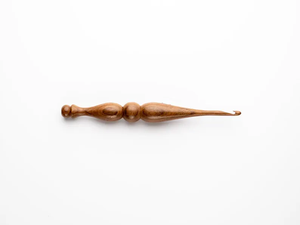 เข็มโครเชต์ไม้ทำมือ เข็มไม้เรียบ อุปกรณ์ถักไหมพรม - Product Image 5