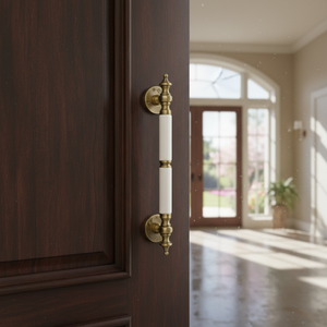 Premium Marble <b>Pull</b> <b>Handle</b> | Antique Brass, Stainless Steel, Graphite Black & Chrome Finish Luxury <b>Door</b> <b>Handle</b> for Main <b>Door</b> - Product Image 2