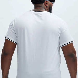 Camiseta de Algodón Oversize de Alta Calidad para Hombre, con Estampado Personalizado, Diseño Desgastado con Lavado Ácido, Hombros Caídos, Transpirable, Tipo Jersey - Product Image 3