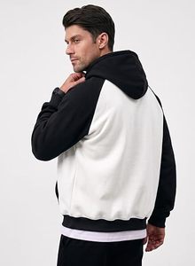 Vente en gros de polaire d'hiver pour homme, coupe classique, 100% coton biologique, grammage lourd, haute qualité, sans cordon, uni, personnalisable avec logo, en vrac - Product Image 2