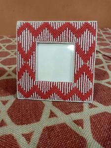 Marco de Fotos de MDF con Cuentas Hecho a Mano - Product Image 1