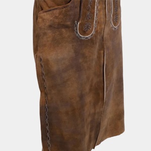 Mini-jupe moulante en similicuir marron taille haute avec fermetures éclair – Nouvelle collection - Product Image 5
